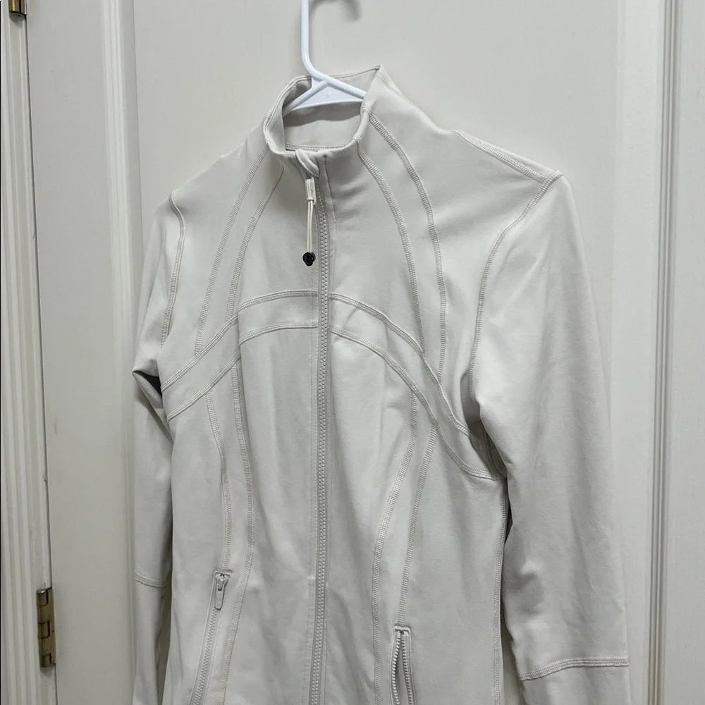 Lululemon Define Jacket *Luon |Size 8 White Opal - Picture 6 of 11